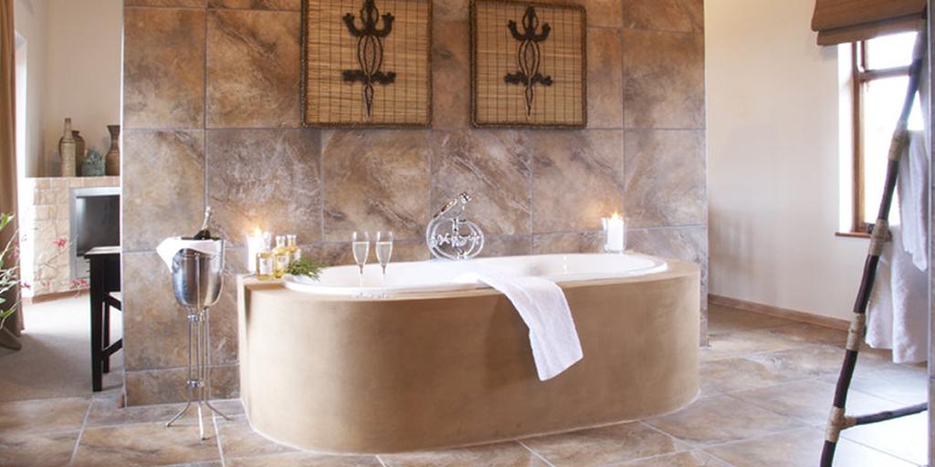 All luxurious bedrooms offer deep bath and double sinks